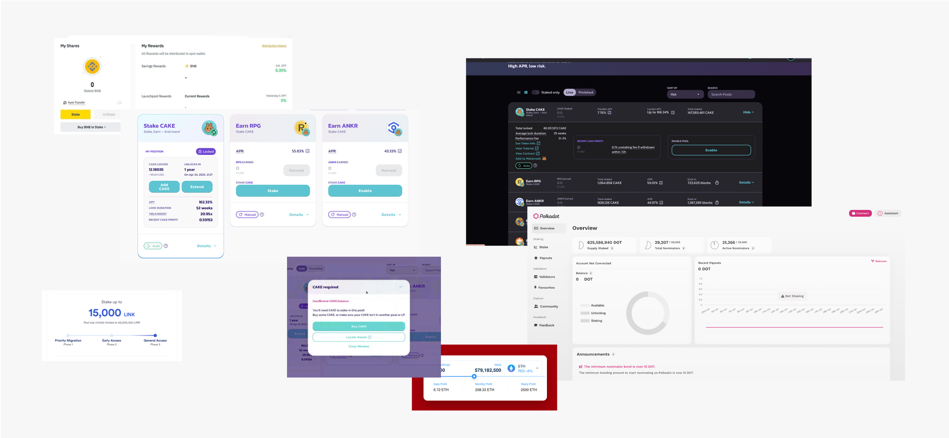 Competitive research into Web3 token staking experiences